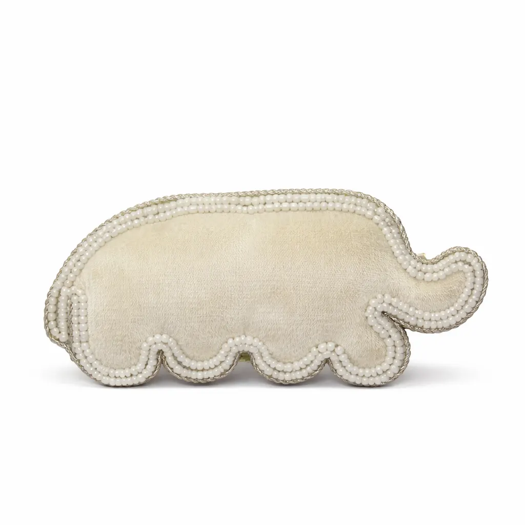 White Elephant Handcrafted Beaded Hanging - Image 4